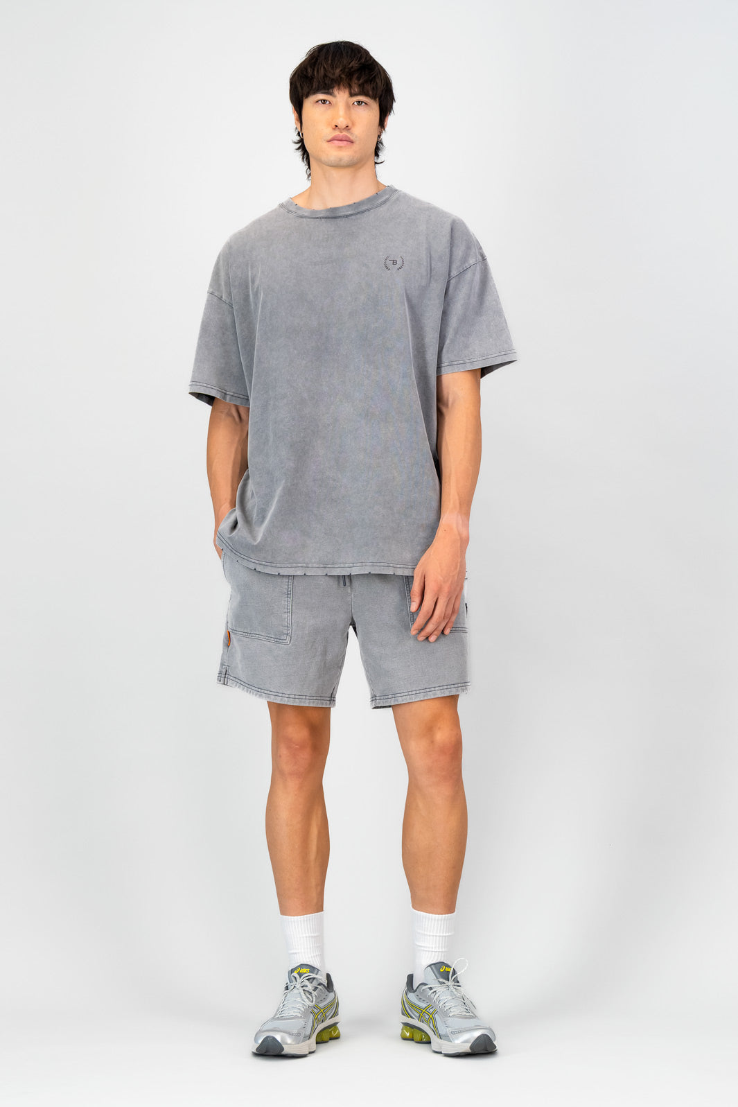 Ultra Heavy Oversized Tee - Light Grey