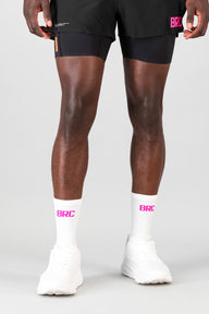 BRC Pro Sock - White & Pink