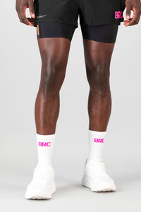 BRC Pro Sock - White & Pink