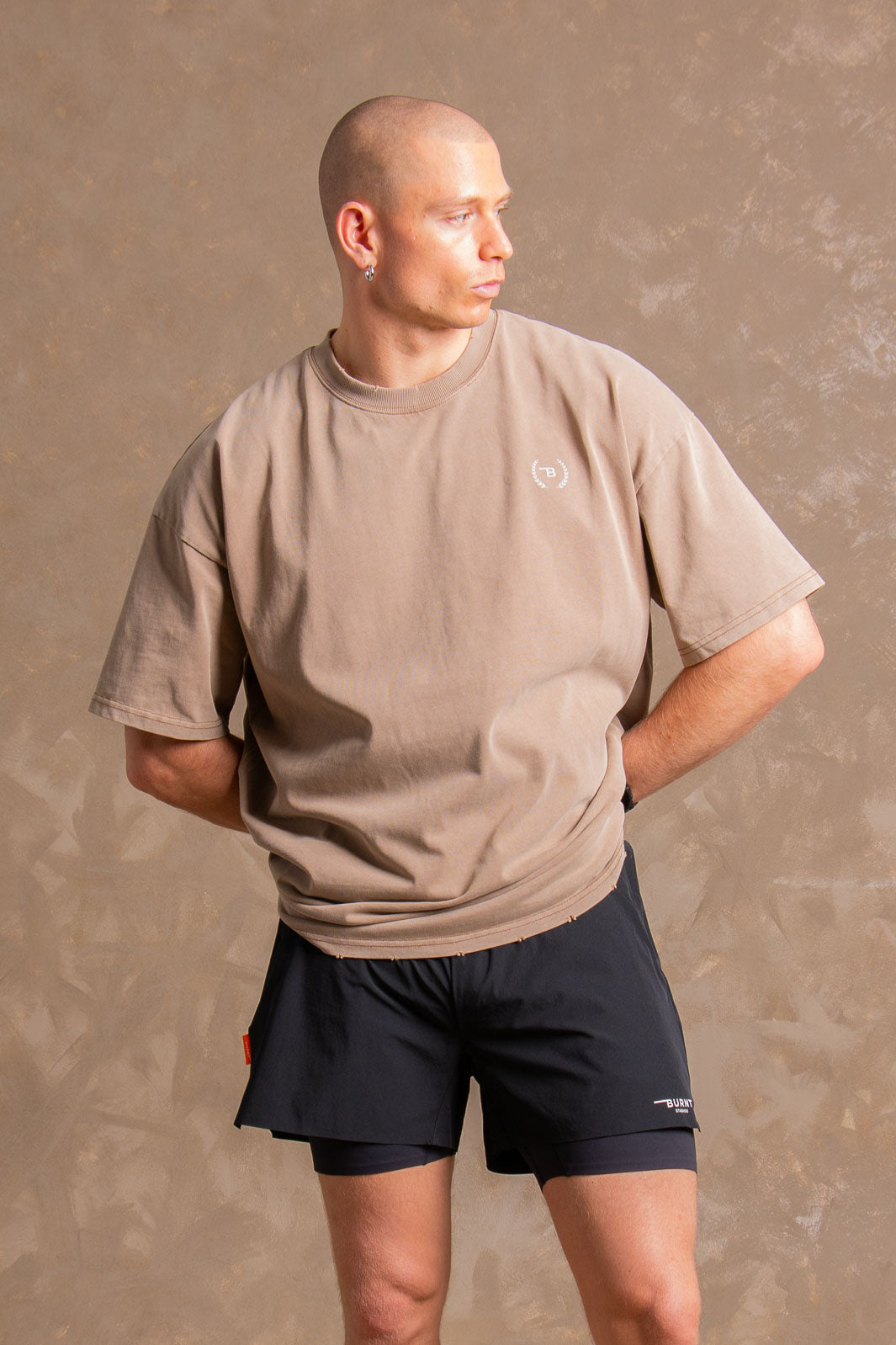 Ultra Heavy Oversized Tee - Brown