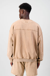 Ultra Heavy Crew Top - Brown