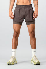 Chase The Horizon 2-in-1 Short - Brown