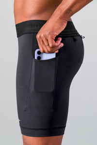 TrackPro Men's Half Tights - Reflective