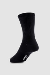 Headline Crew Sock - Black