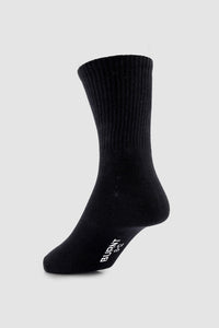 Headline Crew Sock - Black
