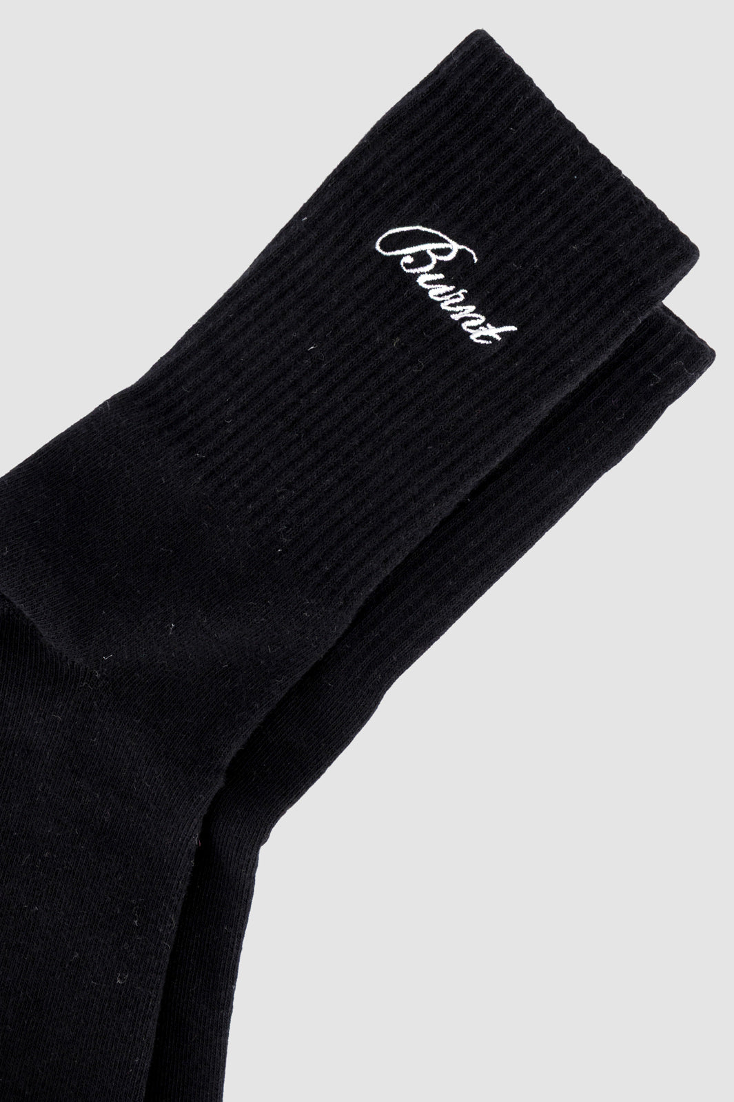 Headline Crew Sock - Black