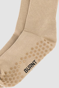 Studio Grip Sock - Cashew