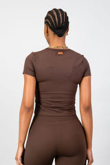 Olivia Fitted Tee - Hazel