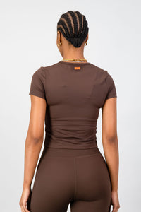 Olivia Fitted Tee - Hazel