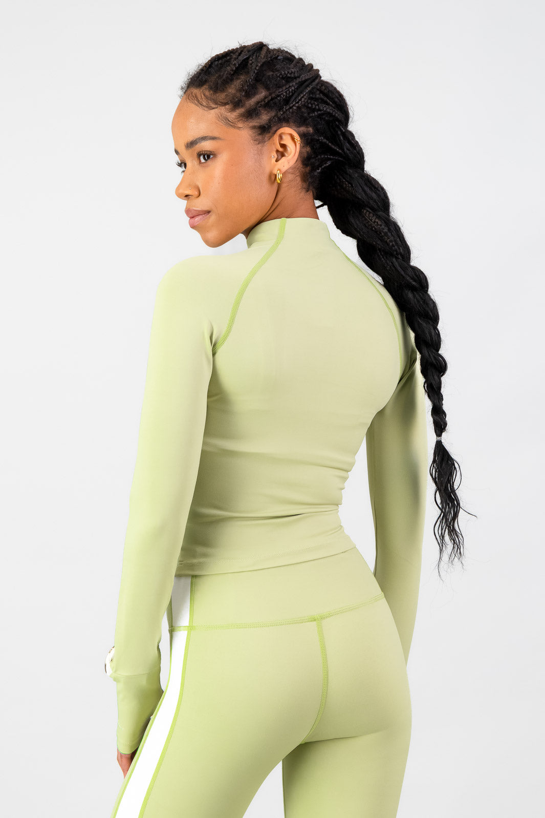 Tempo 1/4 Zip - Aloe