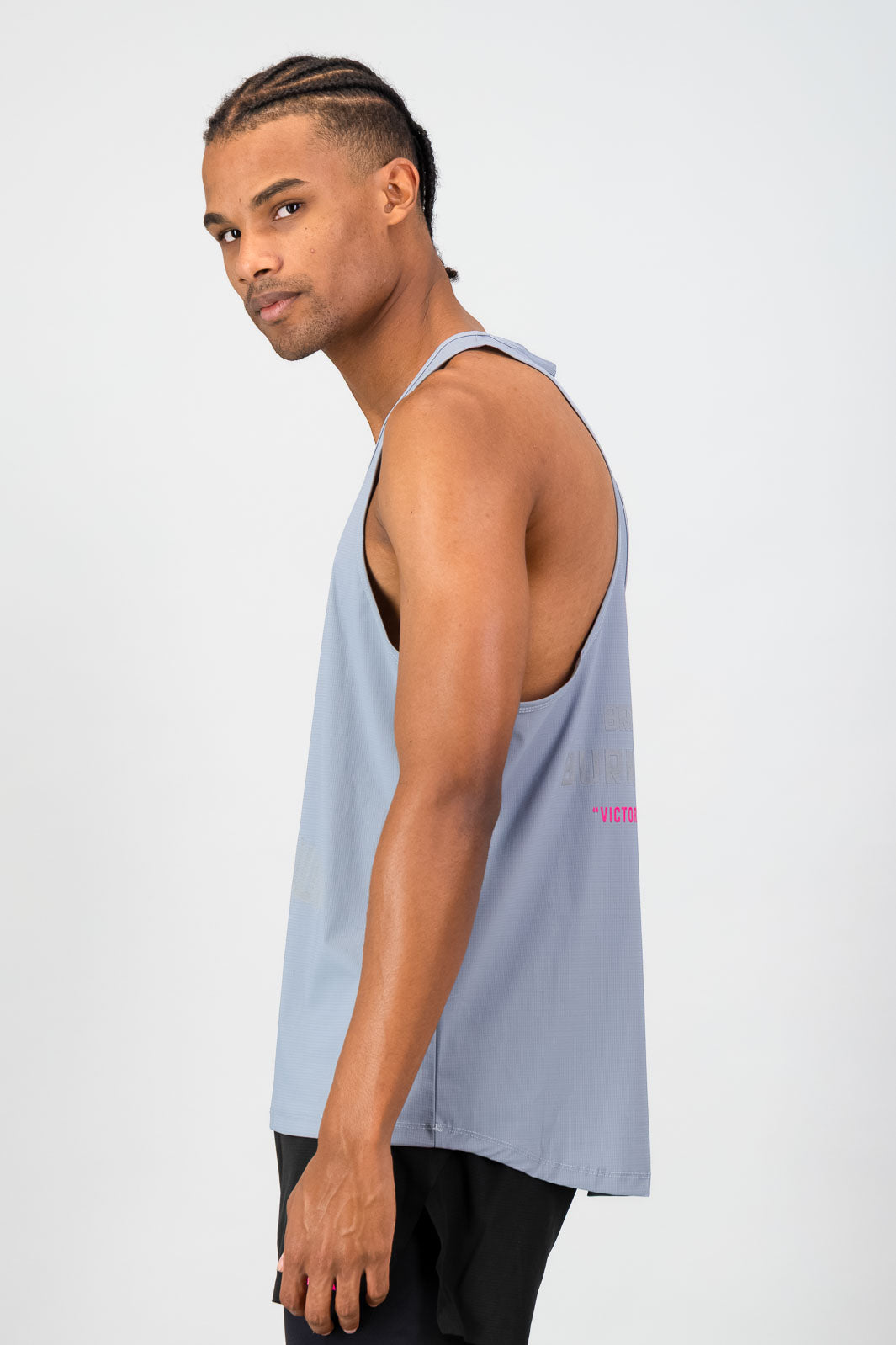 AeroFlow CPT Men's Race Tank - Grey