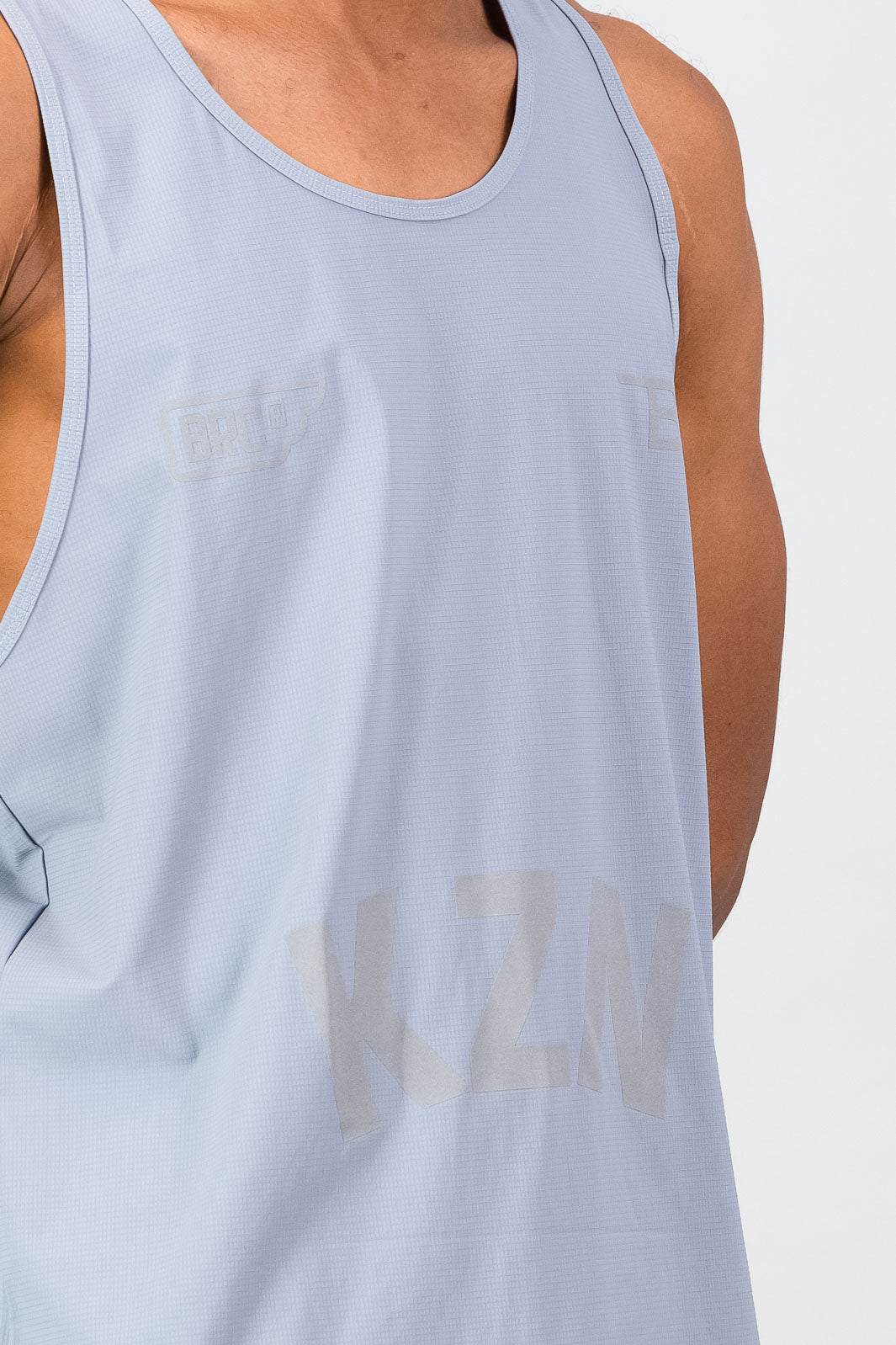 AeroFlow KZN Men's Race Tank - Grey