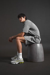 Ultra Heavy Oversized Tee - Light Grey