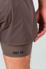 Chase The Horizon 2-in-1 Short - Brown