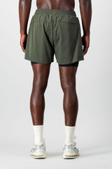 Move 2-in-1 Short - Forest Green