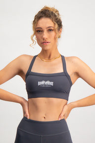 Core Sports Bra - Charcoal