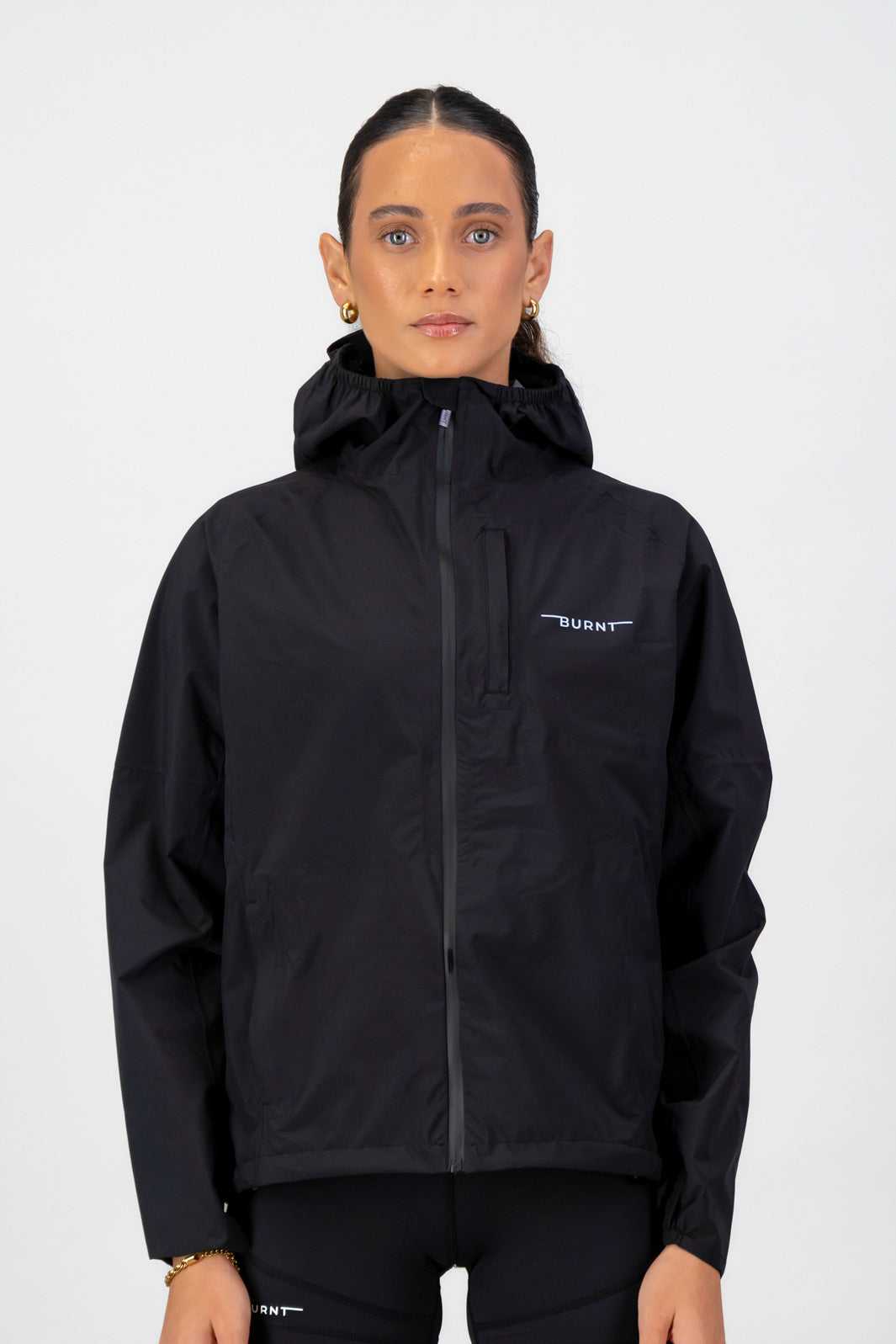 Essential Women's Waterproof Jacket - Black