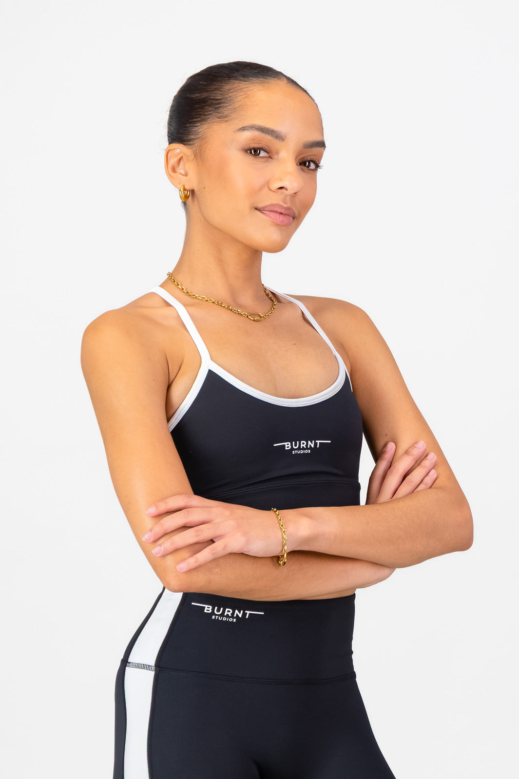 Lua Sports Bra - Black & White